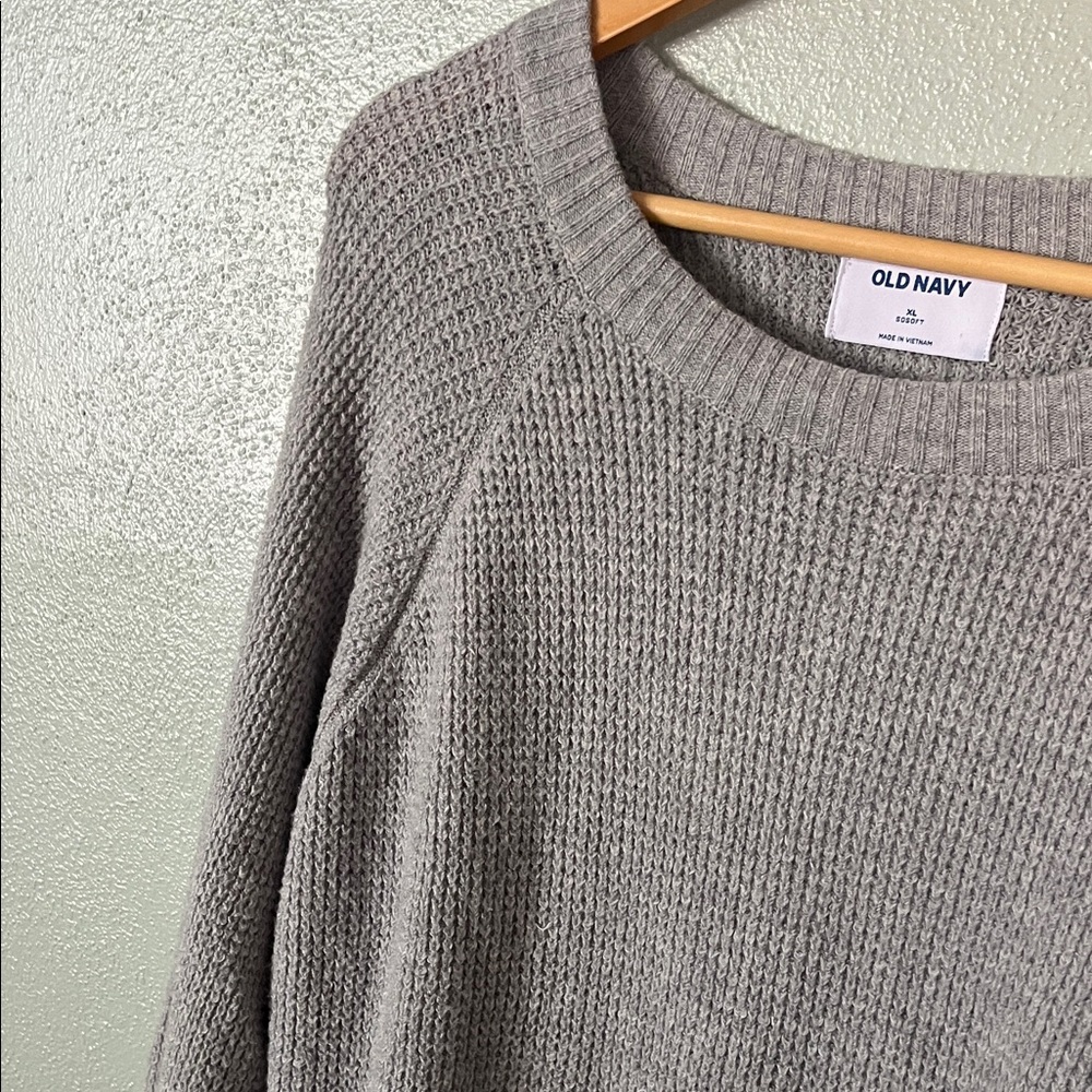 Old Navy Gray Knit Sweater - Picture 5 of 14